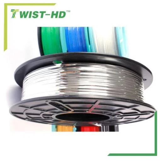 Silver Twist Tie roll